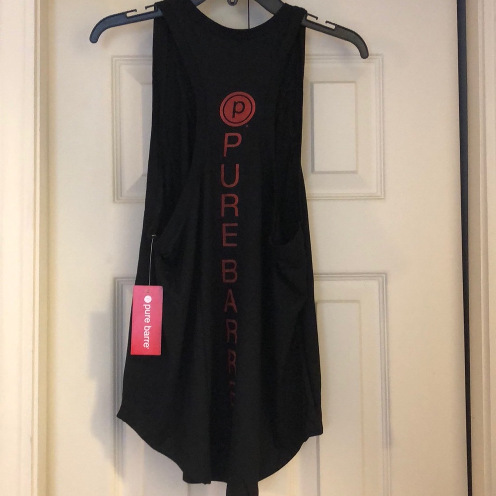 Black XS NWT pure barre tank